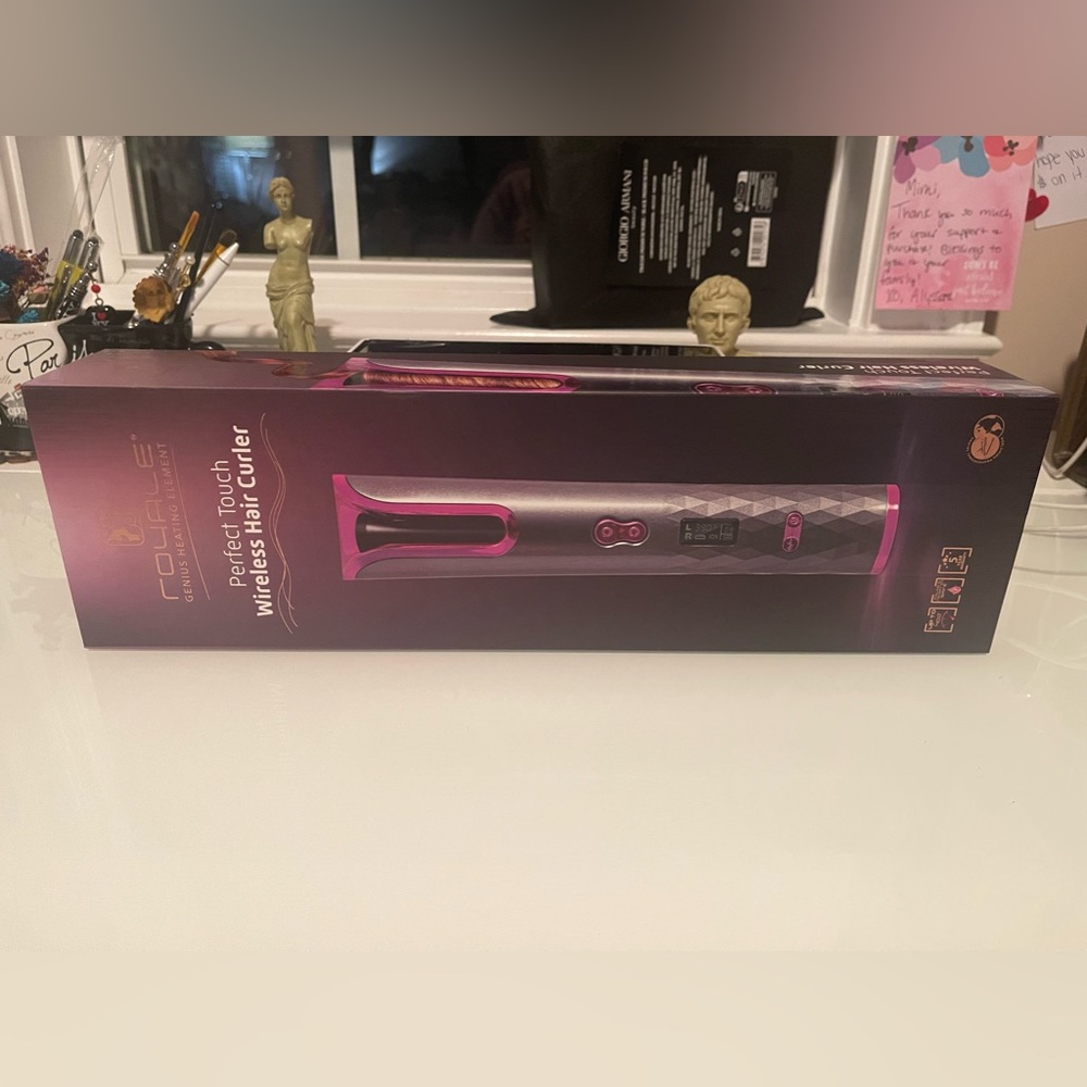 New ROYALE genius heating element Wireless hair curler. original price $…